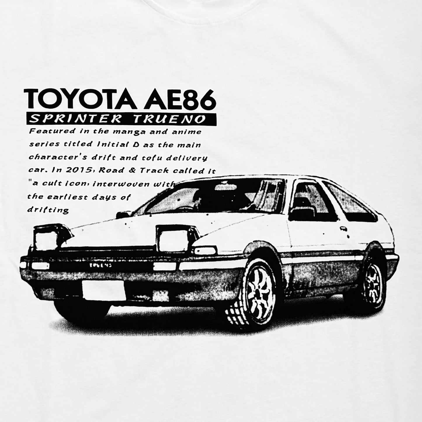 AE86 Shirt | Vintage Car Enthusiasts | Unique Apparel